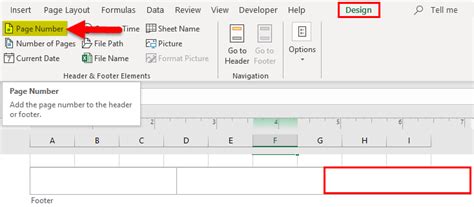 How to Insert a Page Number Into an Excel Spreadsheet: A Step .